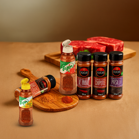 Sprinkle it Set – 6er Gewürz-Mix mit Tajín & mexikanischen Chilipulvern