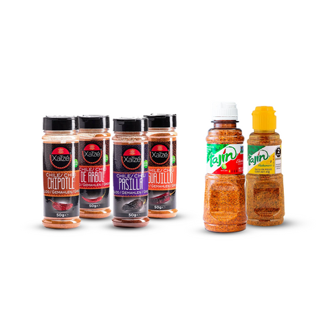Sprinkle it Set – 6er Gewürz-Mix mit Tajín & mexikanischen Chilipulvern