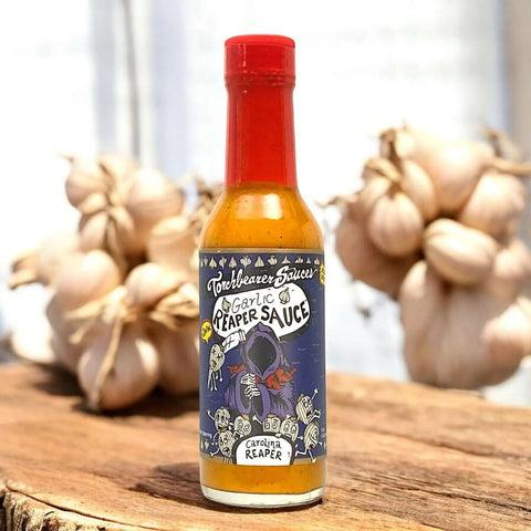 Torchbearer Garlic Reaper Hot Sauce – mit Carolina Reaper Chili 142g Torchbearer