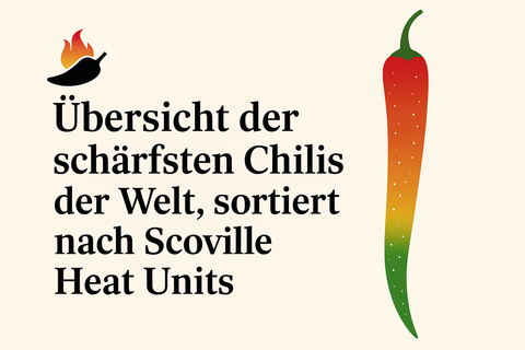 Übersicht der schärfsten Chilis der Welt