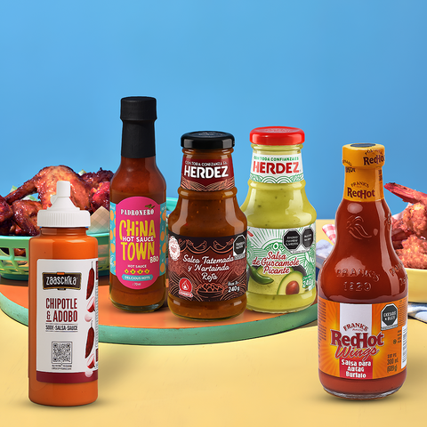 Grill Set – 6er Saucenmix für BBQ, Hot Wings & Salsa-Lover