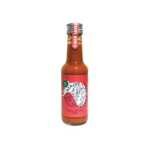 T-Rex Salsa Piri Piri Pizza, 150ml, würzige Piri-Piri-Sauce, ideal für Pizza und gegrillte Gerichte.