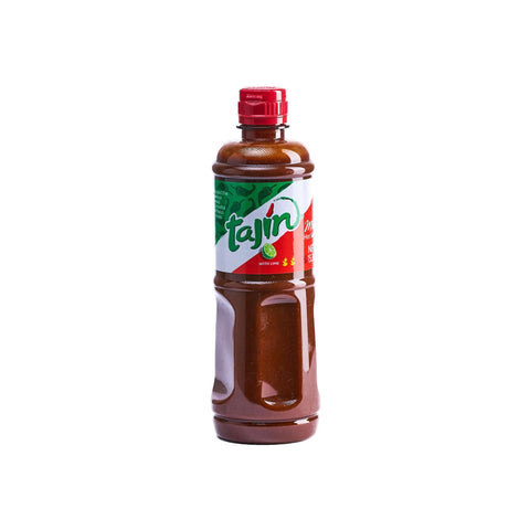 Tajin Hot Sauce, 355ml, würzige Sauce mit Limette und Chili, perfekt für Snacks und Gerichte.