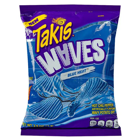 Takis Waves Blue Heat – Scharfer Crunch mit Wow-Effekt! Takis