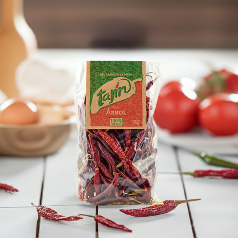 Tajin Arbol Chili – Getrocknet & scharf, 75g